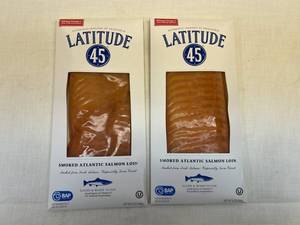 lot 248 image: D. 2x 8oz Latitude 45 Smoked Atlantic Salmon-Sliced & Ready to Eat
