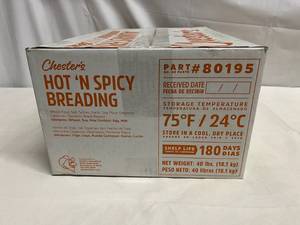 lot 351 image: 40lbs Chesters Hot N Spicy Breading
