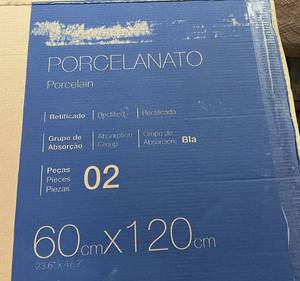 lot 5 image: 3 Boxes of 2-24x48 Elan Ribbon White Porcelanato