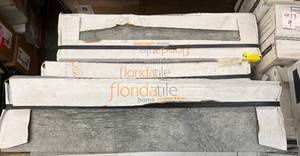 lot 11 image: 13 Cases of Florida Tile Wind River Grey 6x24