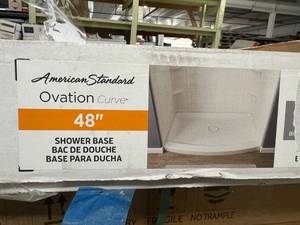 lot 16 image: 48 Shower Base-American Standard Ovation Curve