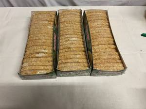 lot 44 image: 3x 2lbs Hashbrown Patties-Buyers Best