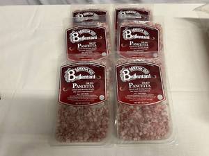 lot 47 image: 6x 4oz Diced Pacetta-Bellentani