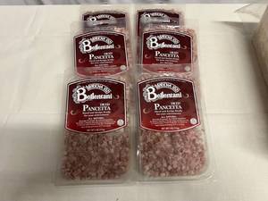 lot 51 image: 6x 4oz Diced Pacetta-Bellentani