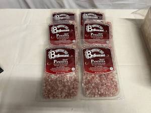 lot 52 image: 6x 4oz Diced Pacetta-Bellentani