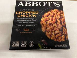 lot 68 image: 6x 10oz Abbots Chopped ChickN-Plant Based