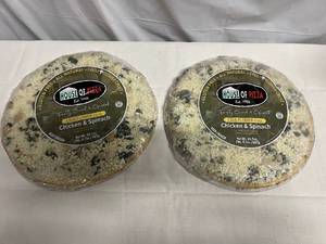 lot 77 image: D.2x 20.7oz House of Pizza Deluxe-Chicken & Spinach Cauliflower Crust