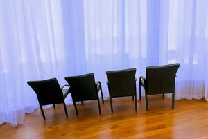 lot 34 image: (4) La-Z-Boy Gratzi Reception Area Armchairs