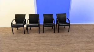 lot 40 image: (4) La-Z-Boy Gratzi Reception Area Armchairs