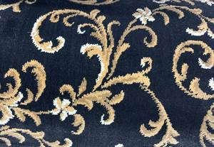 lot 22 image: 132 x 14 (184 Sq Ft) Stanton Dominique Black Almond Carpet Remnant