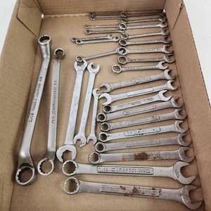 Large Lot Of Craftsman Standard Wrenches Great Condition