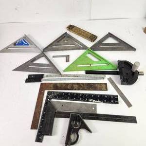 Multiple Squares And Speed Squares Great Condition