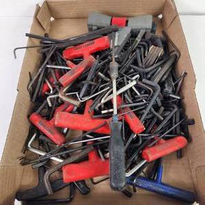 Large Lot Of Miscellaneous Allen Wrenches Good Condition