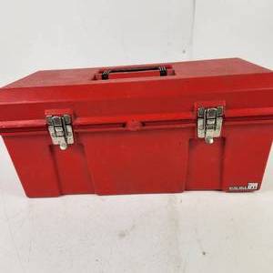 Akro-Mils Red Tool Box Inner Tray Good Condition