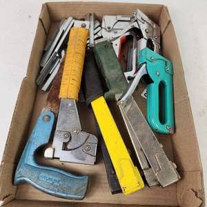 Lot Of Staplers Staples Saw Good Condition