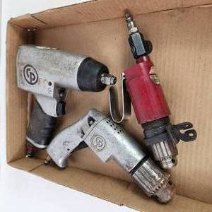 Lot Of Three Pneumatic Tools Tested And Work Great Condition