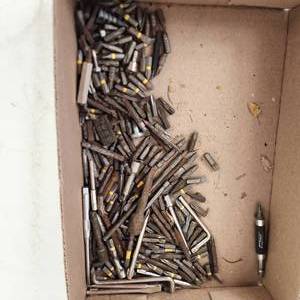 Large Lot Of Drill Bits Fair Condition