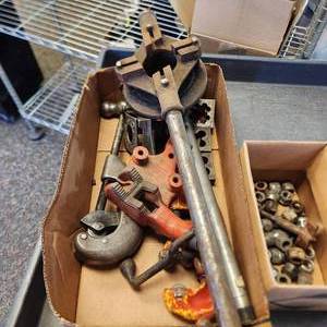 Large Lot Of Pipe Threading Tools Great Condition