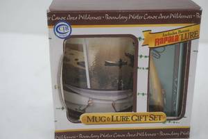 lot 114 image: Rapala mug and lure set Boundary Waters