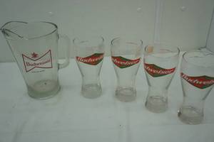 lot 149 image: Budweiser glassware Collection.