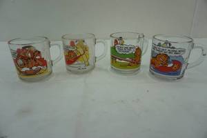 lot 153 image: Garfield Mugs 4ct