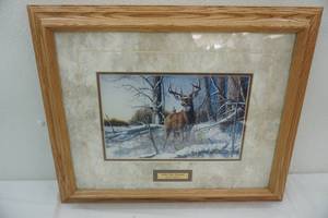 lot 175 image: After the Season by Jim Hansel. Framed and matted. 21x17