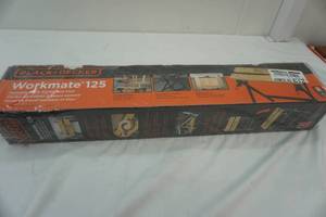 lot 183 image: Black & Decker Workmate 125.Portable Work Center and Vise. NEW in BOX