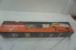 lot 184 image: Black & Decker Workmate 125.Portable Work Center and Vise. NEW in BOX