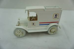 lot 230 image: Ertl. U.S. Mail. 1913 Model T Delivery Bank and Key