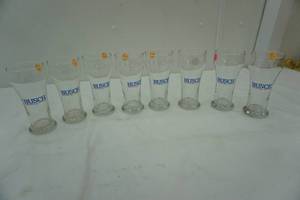 lot 266 image: Collectible Busch beer glasses