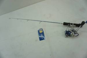 lot 332 image: 1 ice fishing rod with reel