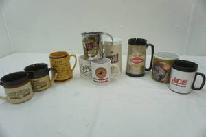 lot 349 image: vintage coffee mug lot