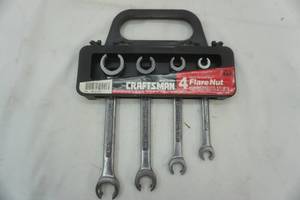 lot 365 image: Craftsman wrench set 4 piece flare nut