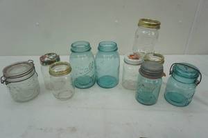 lot 372 image: canning jar lot