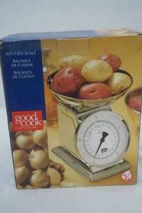 lot 409 image: Good Cook chrome plated kitchen scale. New in Box