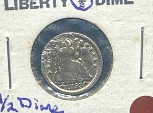 1853 Seated Half Dime