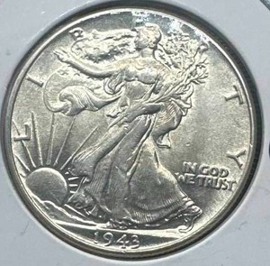 1943 Walking Liberty Half Dollar MS
