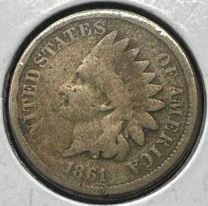 1861 Indian Head Penny