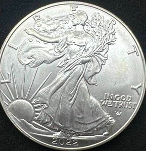 2022 .999 1oz Silver American Eagle BU