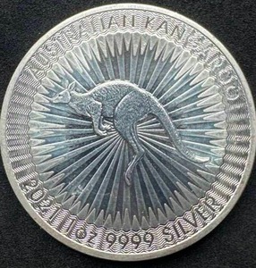 2021 .999 Silver Australian Kangaroo BU