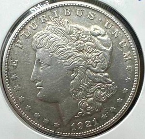 1921 Morgan Silver Dollar AU