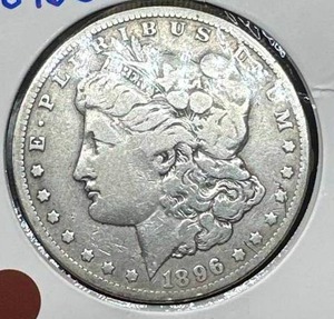 1896-D Morgan Silver Dollar