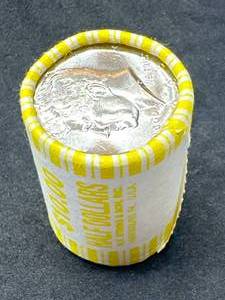 Unopened Roll of 20 Kennedy Half Dollars (appear BU)