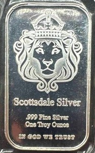 1oz .999 Silver Scottsdale Bar (original unopened package)