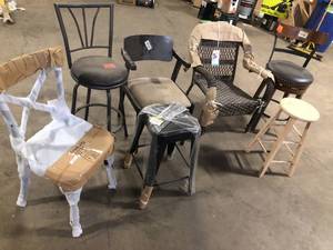 lot 11 image: Lot of Assorted Chairs Various Models and Conditions Customer Returns See Pictures