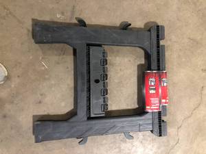 lot 18 image: Husky 28 in. W x 31 in. H Folding Sawhorse (2-Pack) Customer Returns See Pictures