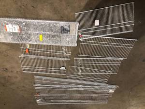 lot 19 image: Lot of Assorted Metal Shelving Racks Various Models and Conditions Customer Returns See Pictures