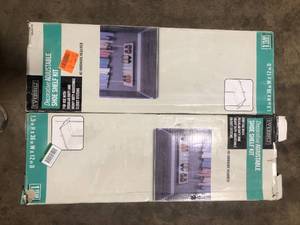 lot 21 image: Lot of Everbilt Decorative Adjustable Shoe Shelf Kit  Customer Returns See Pictures