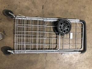 lot 25 image: Metal Cart with wheels   Customer Returns See Pictures