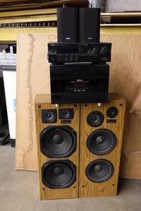 lot 330 image: Yamaha Receiver with Speakers